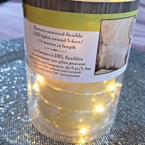 🌹 String Fairy Lights 🧚‍♀️ 5ft warm white